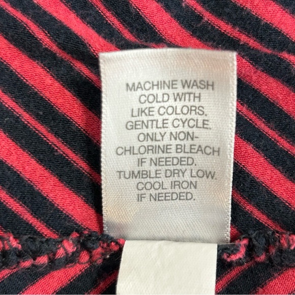 J.Jill Berry & Black Striped Long-Sleeve Tunic Plus 3X Soft and Comfy Casual - Picture 6 of 13